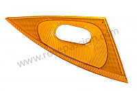 P66052 - Cache inférieur orange de phare avec lave phare pour Porsche 996 / 911 Carrera • 2000 • 996 carrera 4 • Coupe • Boite auto