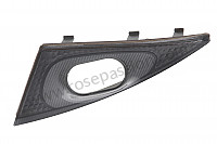 P66060 - Tapa inferior blanca de faro con lavafaros para Porsche Boxster / 986 • 2000 • Boxster s 3.2 • Cabrio • Caja manual de 6 velocidades