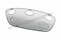 P66193 - Glas voor Porsche 997-1 / 911 Carrera • 2008 • 997 c4s • Cabrio • Automatische versnellingsbak