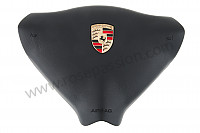 P146610 - Dispositif airbag volant à 3 branches matière plastique noir pour Porsche 996 / 911 Carrera • 2001 • 996 carrera 2 • Cabrio • Boite auto