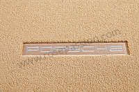 P255498 - Vloermat met porsche-inscriptie en vloerbevestiging (per 4) voor Porsche 997 Turbo / 997T2 / 911 Turbo / GT2 RS • 2010 • 997 turbo • Cabrio • Bak pdk