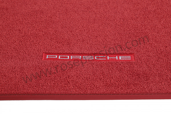 P256990 - Tapis de protection bose jeu rouge carrera pour Porsche 