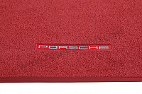 P256990 - Tappetino  bose  kit rosso carrera per Porsche 