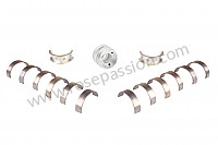 P127374 - Set of crankshaft bearings for Porsche 997 Turbo / 997T / 911 Turbo / GT2 • 2008 • 997 turbo • Cabrio • Automatic gearbox