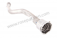 P122606 - Water tube for Porsche 997 Turbo / 997T2 / 911 Turbo / GT2 RS • 2011 • 997 turbo s • Cabrio • Pdk gearbox