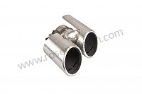 P114395 - Tail pipe for Porsche 997-1 / 911 Carrera • 2006 • 997 c4s • Coupe • Automatic gearbox