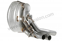 P144368 - Main exhaust muffler for Porsche 997-2 / 911 Carrera • 2012 • 997 c2 • Cabrio • Manual gearbox, 6 speed