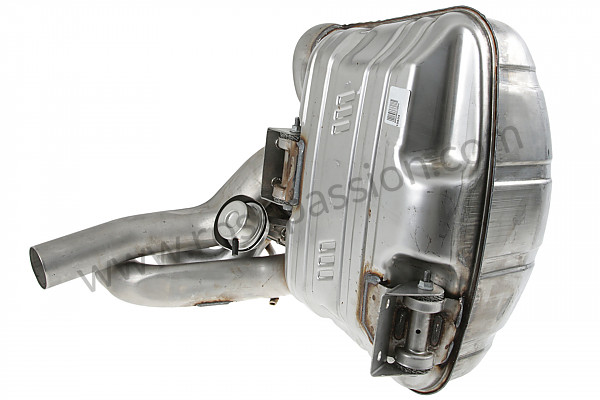 P144368 - Main exhaust muffler for Porsche 997-2 / 911 Carrera • 2012 • 997 c4 • Targa • Manual gearbox, 6 speed