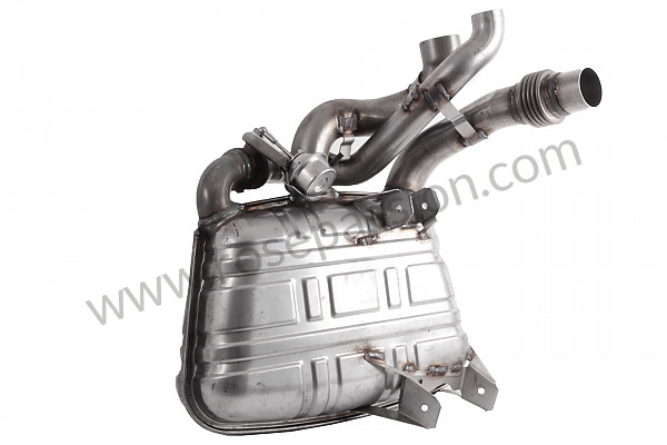 P136172 - Main exhaust muffler for Porsche 997-1 / 911 Carrera • 2007 • 997 c2s • Coupe • Automatic gearbox