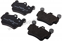 P109537 - Set of brake pads for Porsche Boxster / 987-2 • 2012 • Boxster s 3.4 • Cabrio • Pdk gearbox