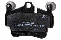 P109537 - Set of brake pads for Porsche Cayman / 987C2 • 2012 • Cayman 2.9 • Pdk gearbox
