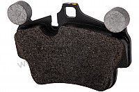 P109537 - Set of brake pads for Porsche Boxster / 987 • 2007 • Boxster s 3.4 • Cabrio • Manual gearbox, 6 speed