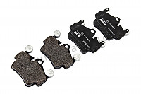 P109537 - Set of brake pads for Porsche 997-1 / 911 Carrera • 2007 • 997 c4 • Coupe • Manual gearbox, 6 speed