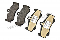 P122829 - Set of brake pads for Porsche 997-2 / 911 Carrera • 2011 • 997 c4 • Coupe • Pdk gearbox