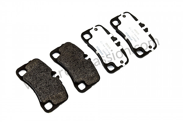 P136286 - Brake pad repair set for Porsche 997-2 / 911 Carrera • 2011 • 997 c4 • Coupe • Pdk gearbox