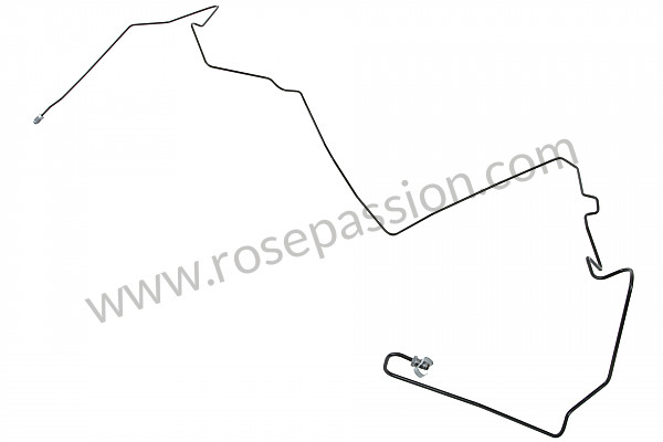 P122850 - Brake line for Porsche 997-1 / 911 Carrera • 2006 • 997 c2s • Coupe • Automatic gearbox