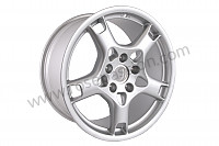 P96111 - Disc wheel for Porsche Boxster / 987 • 2007 • Boxster s 3.4 • Cabrio • Manual gearbox, 6 speed