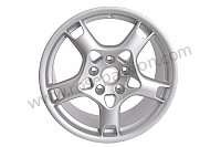 P96111 - Disc wheel for Porsche Boxster / 987 • 2008 • Boxster s 3.4 • Cabrio • Manual gearbox, 6 speed