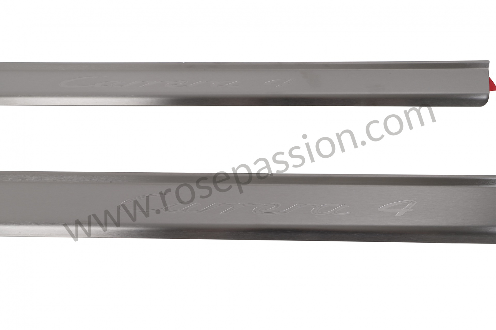 P140911 - 99755198109 - Baguette de seuil acier inox jeu pour Porsche
