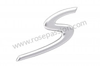 P100716 - Monogramme pour Porsche 997-1 / 911 Carrera • 2007 • 997 c2s • Cabrio • Boite manuelle 6 vitesses