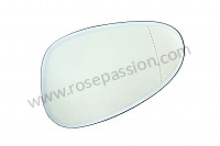 P128176 - Mirror glass for Porsche 997-1 / 911 Carrera • 2007 • 997 c4 • Targa • Automatic gearbox