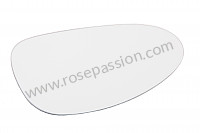 P133122 - Cristal de espejo para Porsche 997-2 / 911 Carrera • 2012 • 997 black edition • Coupe • Caja manual de 6 velocidades