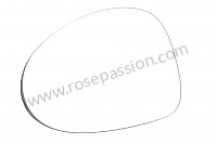 P141439 - Cristal de espejo para Porsche 997-2 / 911 Carrera • 2010 • 997 c4 • Targa • Caja manual de 6 velocidades