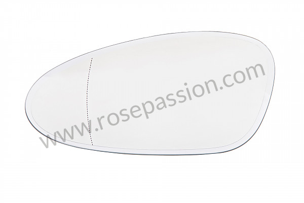 P141440 - Glas spiegel met klemmen voor Porsche 997-2 / 911 Carrera • 2011 • 997 c4s • Targa • Bak pdk