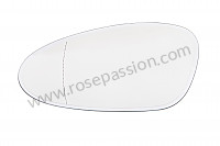 P141440 - Mirror glass for Porsche Boxster / 987-2 • 2011 • Boxster spyder 3.4 • Cabrio • Pdk gearbox