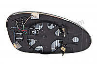 P141440 - Mirror glass for Porsche 997-2 / 911 Carrera • 2011 • 997 c4s • Targa • Pdk gearbox