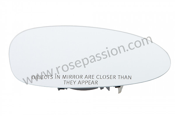 P94080 - Glas spiegel met klemmen voor Porsche 997-2 / 911 Carrera • 2011 • 997 c4s • Targa • Bak pdk