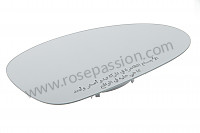 P133117 - Cristal de espejo para Porsche 997-2 / 911 Carrera • 2011 • 997 c2 • Cabrio • Caja pdk