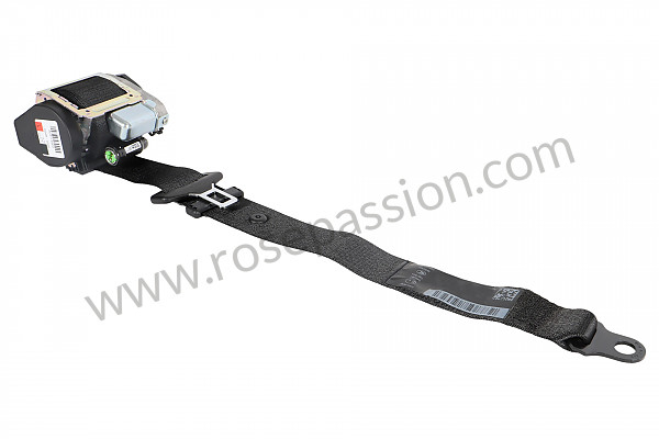 P141530 - Three-point safety belt black for Porsche 997-2 / 911 Carrera • 2012 • 997 c2s • Cabrio • Manual gearbox, 6 speed