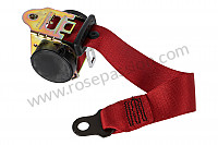 P115275 - Ceinture de sécurité pour Porsche 997 Turbo / 997T2 / 911 Turbo / GT2 RS • 2012 • 997 turbo s • Cabrio • Boite PDK