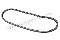 P68792 - Narrow v-belt for Porsche 928 • 1981 • 928 4.5 • Coupe • Automatic gearbox