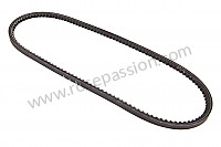 P222425 - Narrow v-belt for Porsche 968 • 1995 • 968 • Cabrio • Manual gearbox, 6 speed