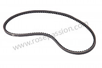 P68805 - Narrow v-belt for Porsche 944 • 1988 • 944 turbo • Coupe • Manual gearbox, 5 speed