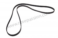 P79447 - Poly-rib belt for Porsche 996 Turbo / 996T / 911 Turbo / GT2 • 2004 • 996 turbo • Cabrio • Manual gearbox, 6 speed