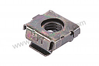 P7876 - Captive nut for Porsche 924 • 1987 • 924s 2.5 • Coupe • Manual gearbox, 5 speed
