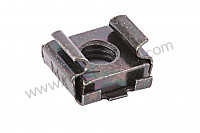 P7876 - Captive nut for Porsche 944 • 1986 • 944 turbo m44.51 • Coupe • Manual gearbox, 5 speed