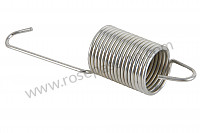 P69781 - Tension spring for Porsche 356B T5 • 1961 • 1600 super 90 (616 / 7 t5) • Karmann hardtop coupe b t5 • Manual gearbox, 4 speed
