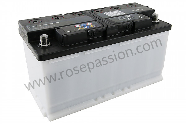 P123709 - Batterie pour Porsche 997-2 / 911 Carrera • 2011 • 997 c4s • Cabrio • Boite manuelle 6 vitesses