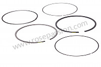 P138611 - Set of piston rings for Porsche 997 Turbo / 997T2 / 911 Turbo / GT2 RS • 2012 • 997 turbo s • Coupe • Pdk gearbox