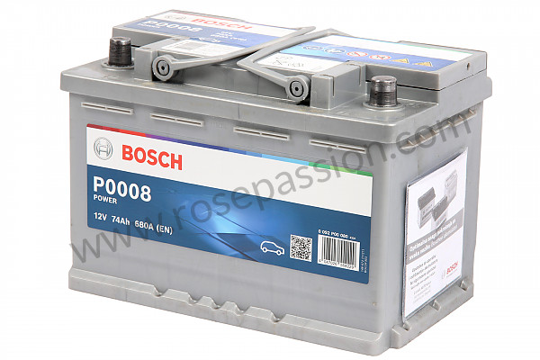 P70117 - Battery 12v 74 ah 680 a for Porsche 997-2 / 911 Carrera • 2009 • 997 c4 • Coupe • Pdk gearbox