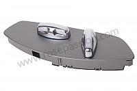 P250903 - Switch insert  module seat adjuster galvano silver for Porsche 