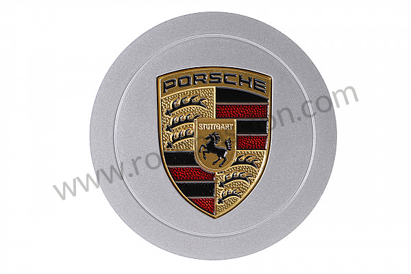 P251109 - Hub cap crest coloured for Porsche 964 / 911 Carrera 2/4 • 1993 • 964 carrera 4 • Cabrio • Manual gearbox, 5 speed