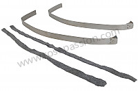 P555968 - FUEL TANK STRAP for Porsche 356a • 1957 • 1300 s (589 / 2) • Coupe a t1 • Manual gearbox, 4 speed