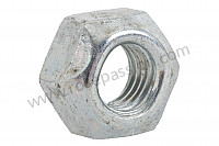 P133652 - Hex nut m6 for Porsche 356B T6 • 1962 • 1600 s (616 / 12 t6) • Coupe reutter b t6 • Manual gearbox, 4 speed