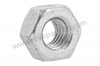 P133652 - Hex nut m6 for Porsche 356B T6 • 1961 • 1600 (616 / 1 t6) • Roadster b t6 • Manual gearbox, 4 speed