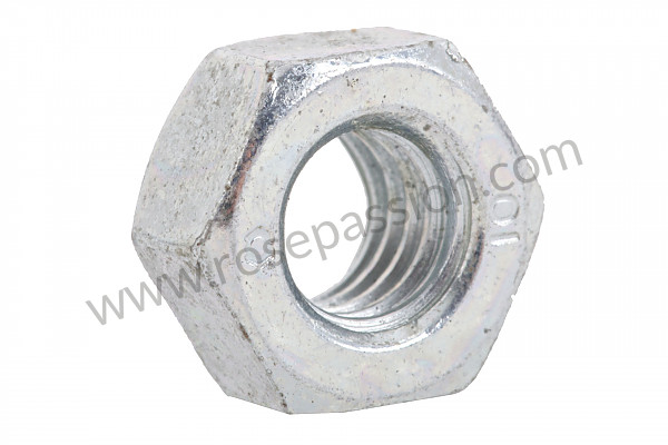 P133652 - Hex nut m6 for Porsche 356B T6 • 1962 • 1600 s (616 / 12 t6) • Coupe karmann b t6 • Manual gearbox, 4 speed